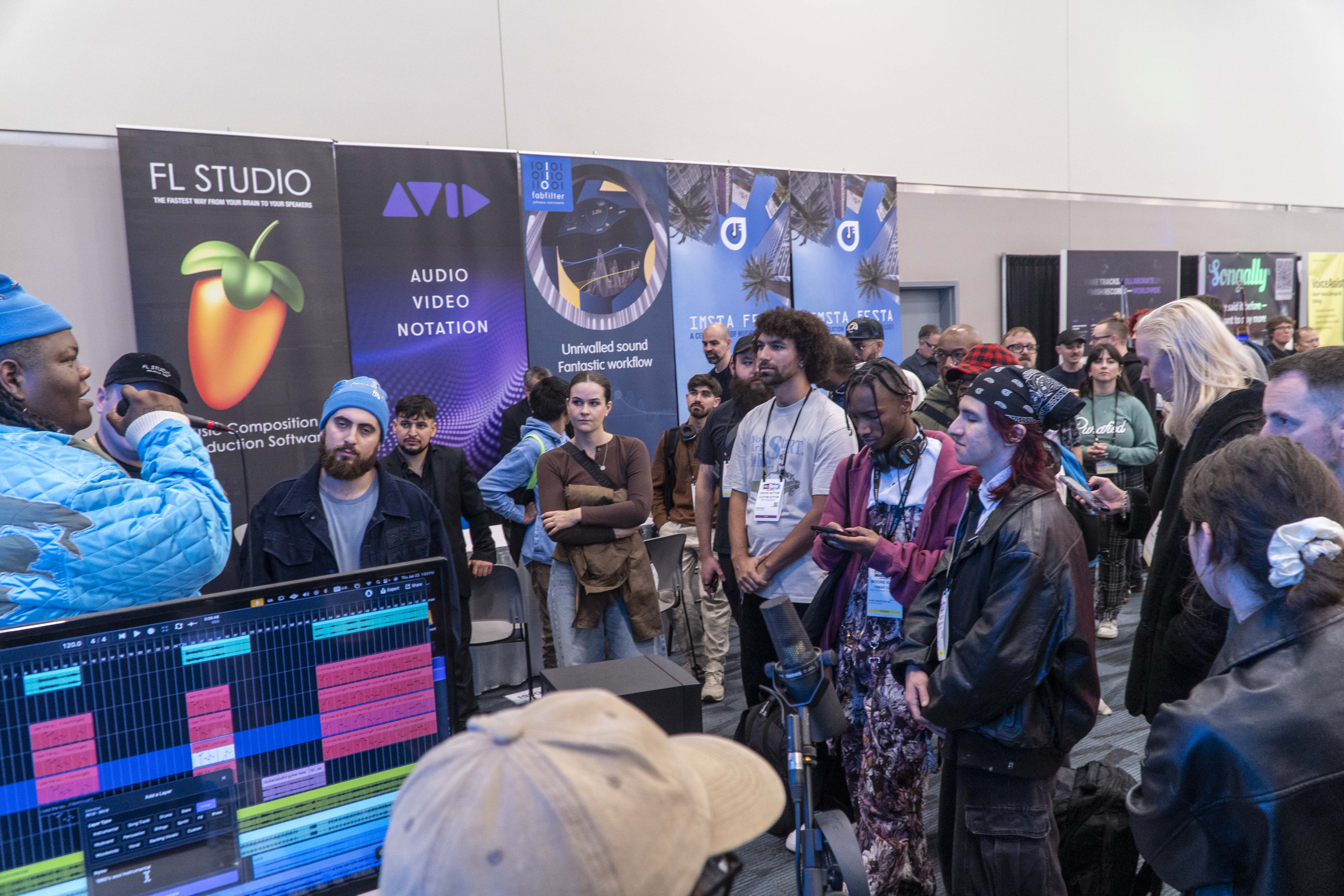 Music Marketing Inc. team and partners at a TEC Awards event during NAMM 2026
