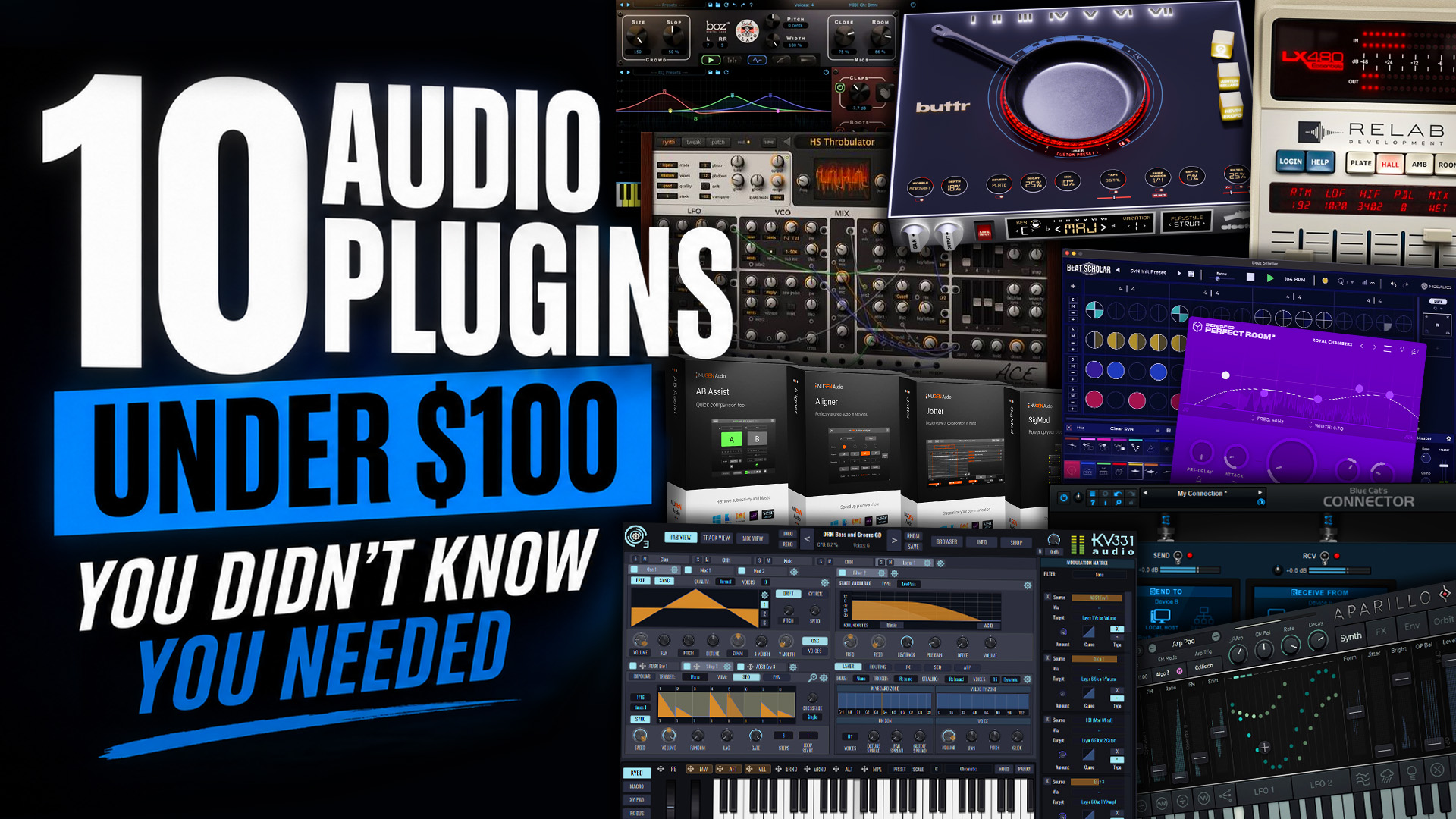 10 Audio Plugins Under $100 You Didn’t Know You Needed