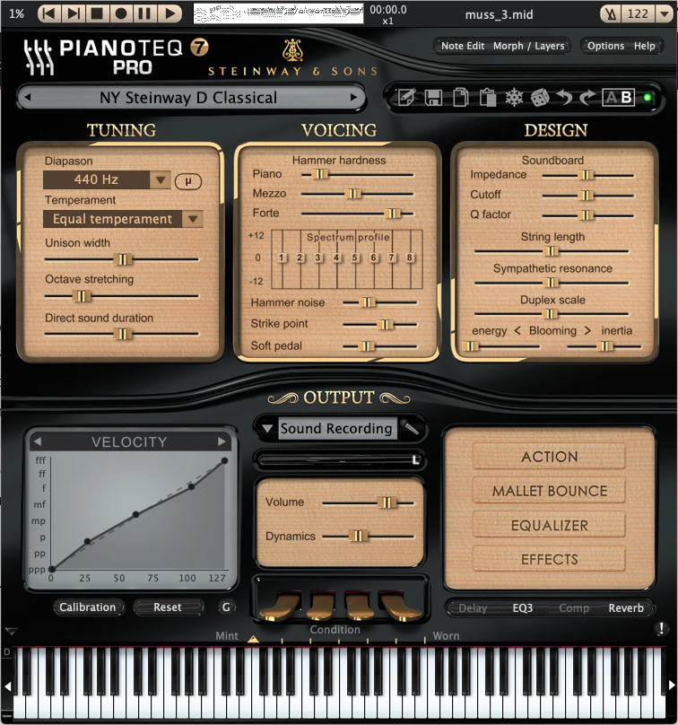 how to make a realistic piano in pianoteq 5