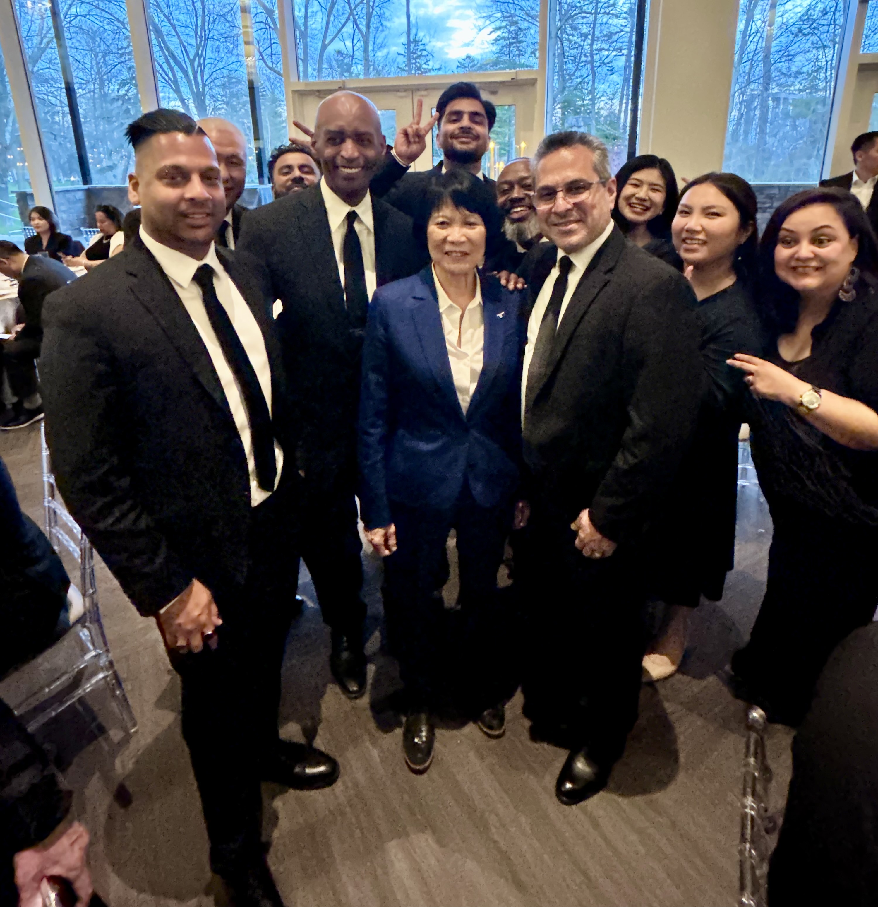 Music Marketing Inc. team networking at the SBA Mayor's Gala